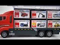 12 Tomica Working Machines | Unbox &amp; Line Up the Convoy ~ トミカ収納コンボイでスリル走行テスト☆開封レビュー