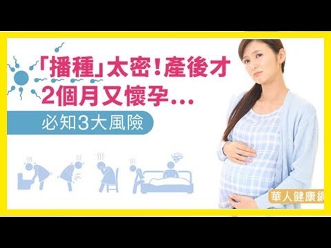 「播種」太密！產後才2個月又懷孕…必知3大風險