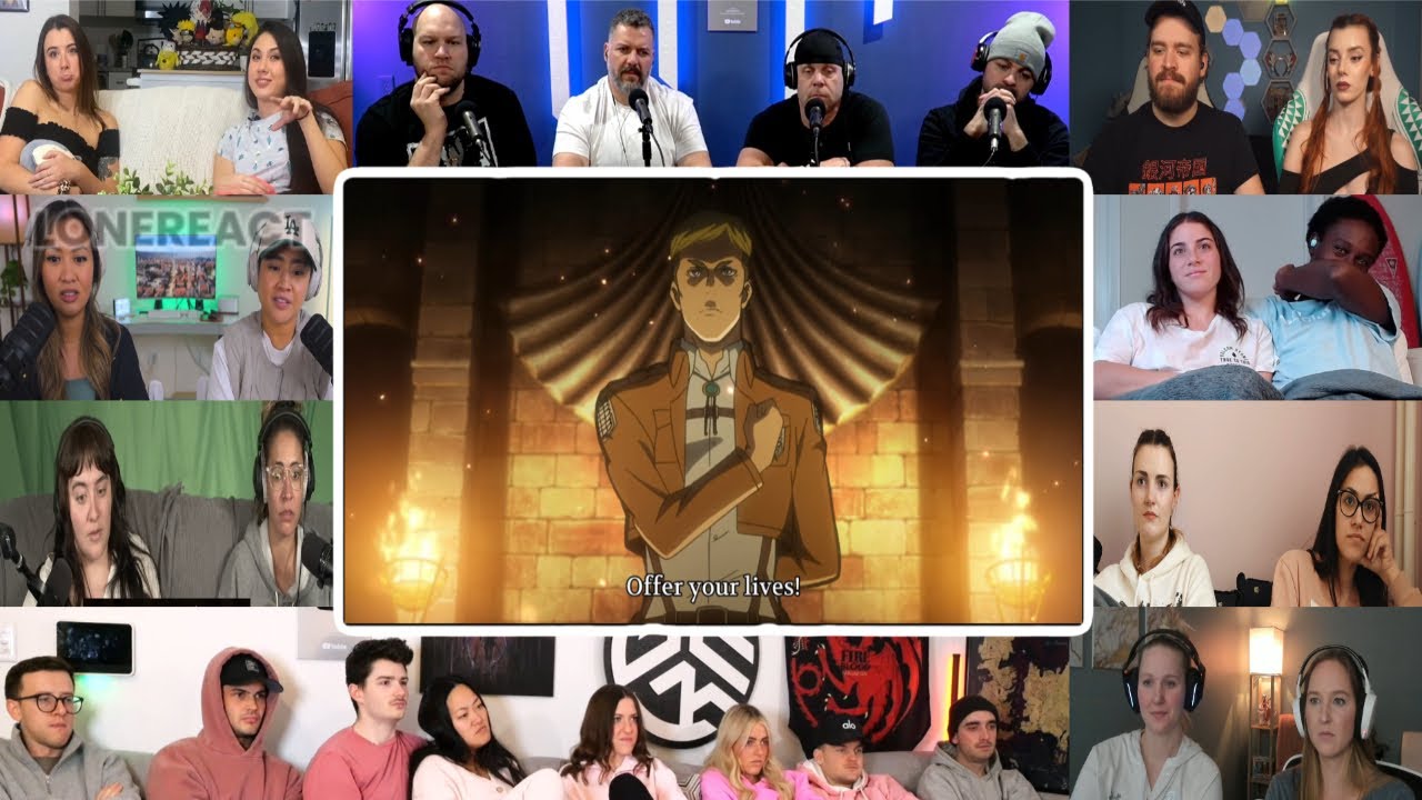 Erwin’s Powerful Speech Scene - Attack on Titan S1 Ep16 | Reaction ...