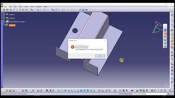 CATIA Sheet Bending operation with CATIA v5