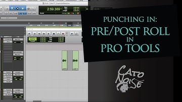 Pro Tools Basics: Punching In, Pre & Post Roll When Recording