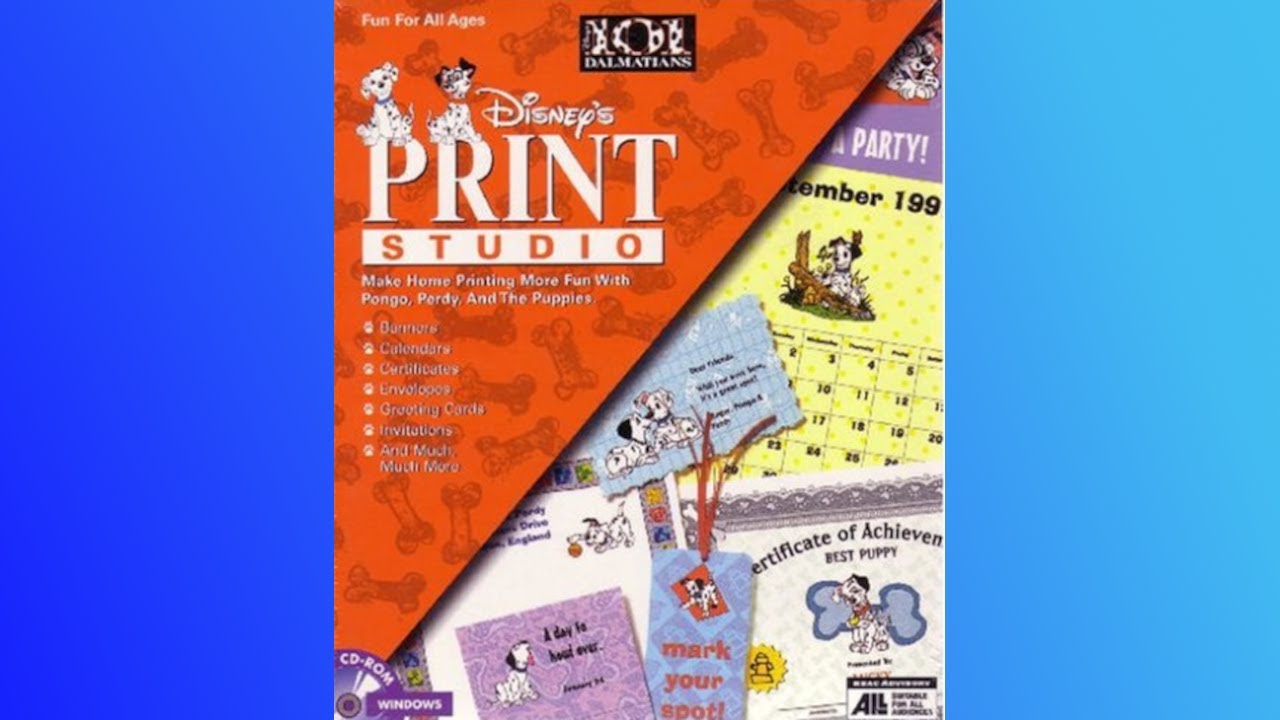 Disney's Print Studio -101 Dalmatians