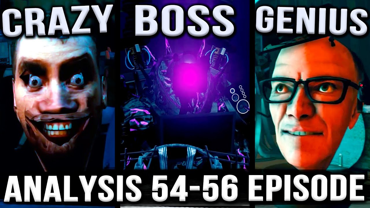 SKIBIDI WARS Episodes 54-56 Analysis - Skibidi toilet Multiverse Theory | All Secrets & Easter Egg