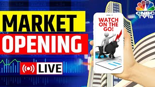 Market Opening LIVE | Mobile Livestream | Sensex Flat, Nifty Above 22,250 | N18L | CNBC TV18