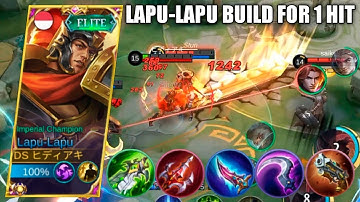 LAPU-LAPU BUILD FOR 1 HIT | TOP GLOBAL LAPU-LAPU | MLBB