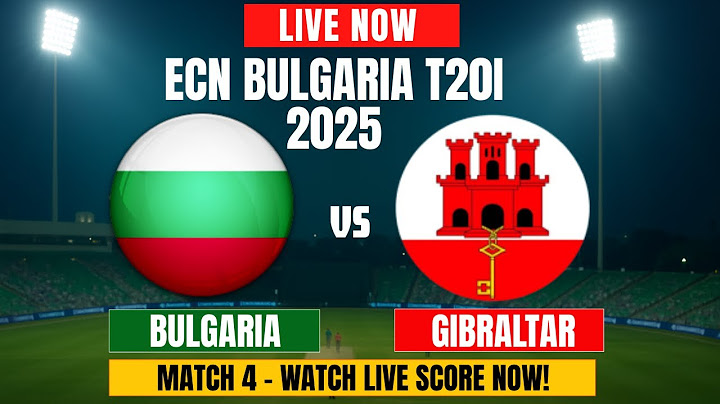 BUL vs GIB Live Match Today, 4th T20 | Bulgaria vs Gibraltar LIVE | Cric With Rehman