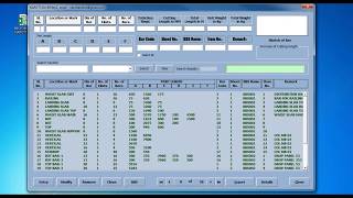 Bar bending schedule program by Excel visual basic application screenshot 3