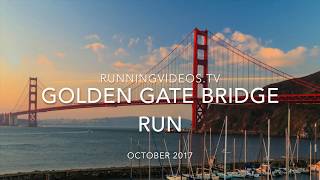 Golden Gate Bridge Virtual Run | Running Videos For Treadmill #virtualrun