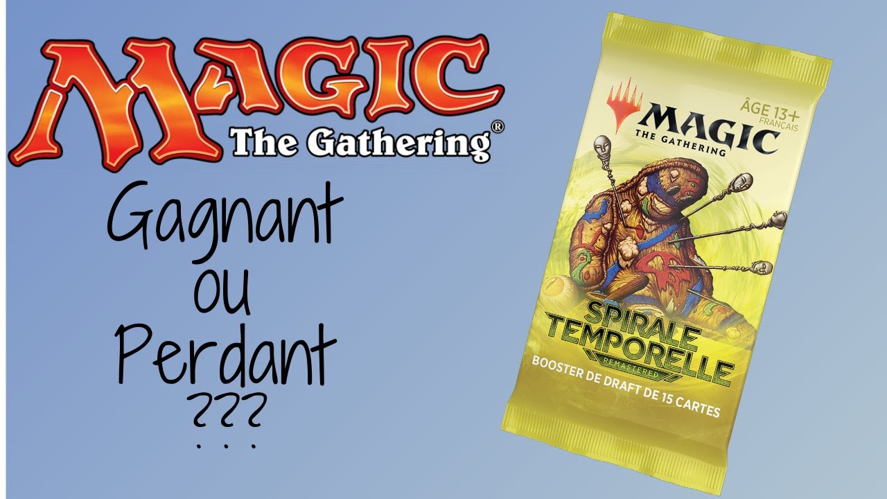Booster Gagnant ou Perdant ??? Spirale Temporelle Remastered Magic The Gathering