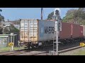 Qube Intermodal Marrickville Junction NSW 1405Hrs 10.10.2023. Loco Ex Independent Rail 1427
