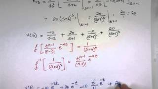 Inverse Laplace of Repeated Poles