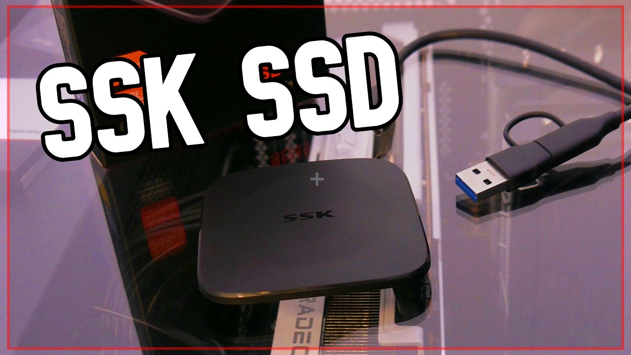 SSK Portable External SSD | SPEED TEST - YouTube