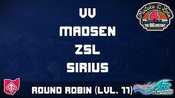 MOTL4: Vv, Madsen, ZSL, Sirius - Level 11 Round Robin [DDR A20+]