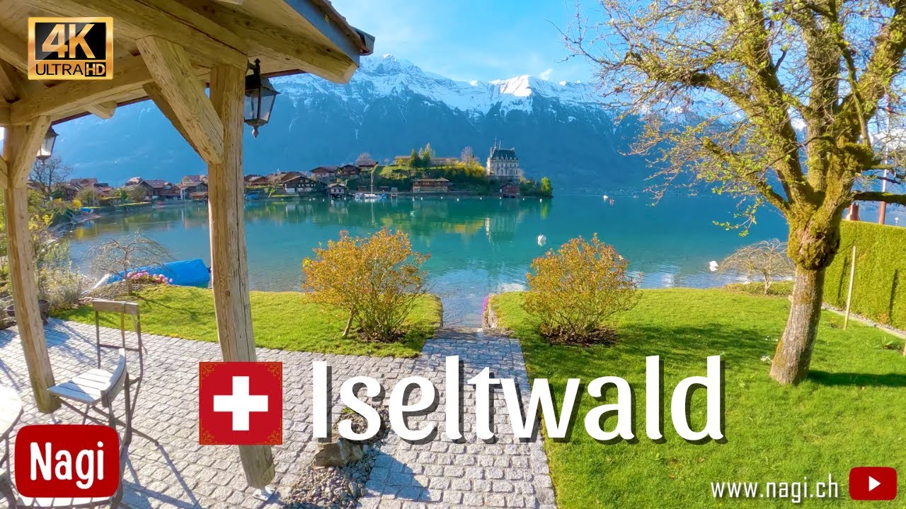 Switzerland 4k Iseltwald Swiss Village At Most Beautiful Swiss Lake Brienz Interlaken Nagich Youtube