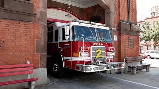 Baltimore City Engine 2 Responding