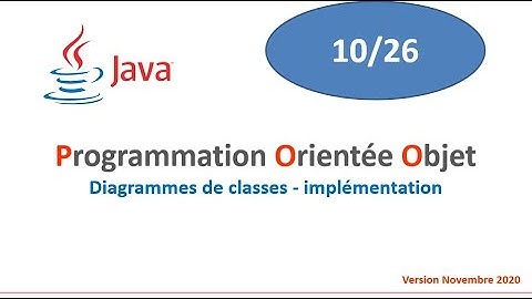 Java - Diagrammes de classes - implémentation (1/5) -naji