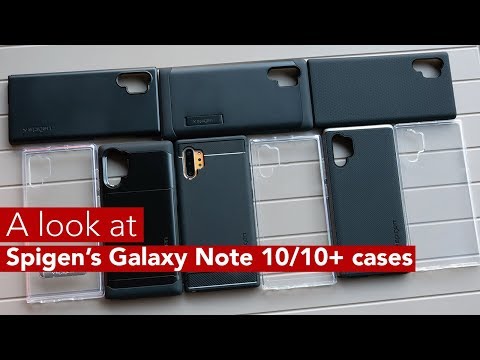 Here are Spigen's Samsung Galaxy Note 10 and Note 10+ cases