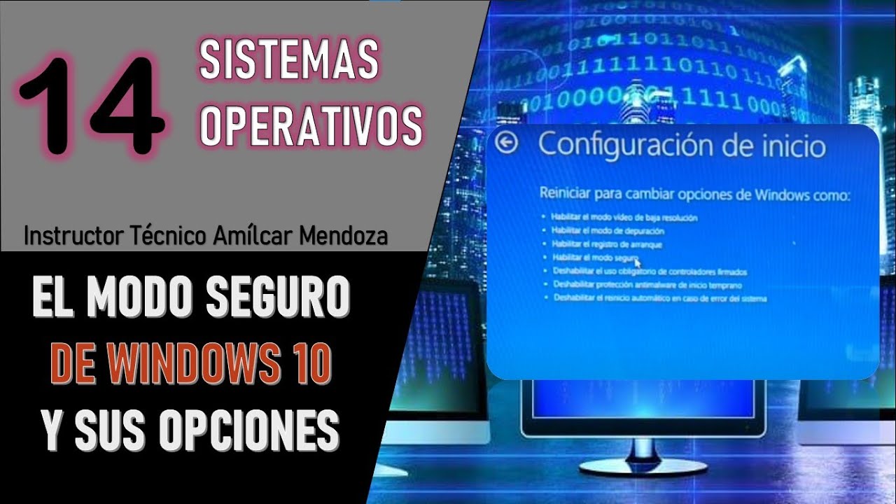 14 Modo Seguro y Opciones Avanzadas de Windows 10