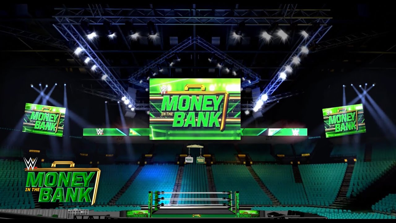 WWE Money in the Bank 2022 Opening Custom Stage Animation. 2/3 YouTube