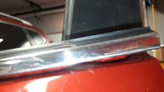 2016 Nissan Rogue Door Window trim removal screenshot 4