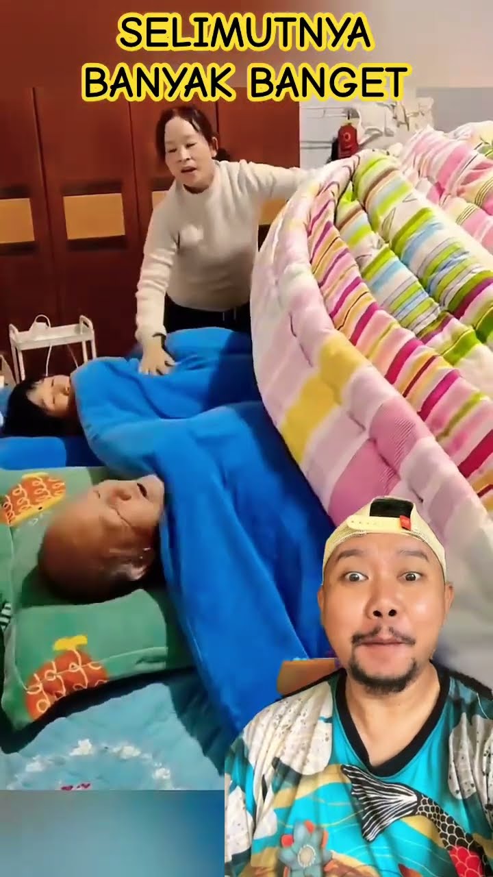 SELIMUTNYA BANYAK BANGET KAKEK!!!?? #funny #shortsfeed #comedy #shorts