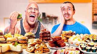 Je mange comme THE ROCK pendant 24h (10 000 calories) image