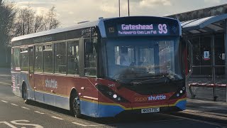 Go North East ADL Enviro200MMC 5491/NK69 FBC on Route 93