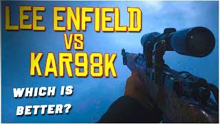 Lee Enfield vs. Kar98k - Which is Better (Call Of Duty WWII) The Best Sniper + Class Setup
