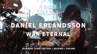 Arch Enemy Daniel Erlandsson Drumcam 'War Eternal' / Tuska Festival 2018