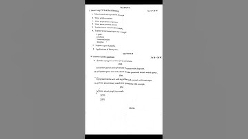 #Degree 3rd semester Data Structures mid 2 question paper#