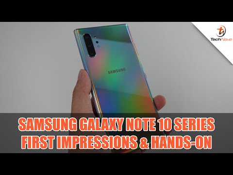 THE MOST POWERFUL NOTE IN THE WORLD!! | Samsung Galaxy Note 10 first impressions and hands-on!