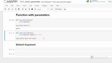 28 Python Beginner Strings and Functions - Function Parameters