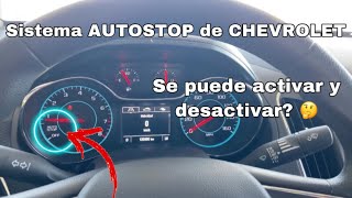 Se puede desactivar el AUTOSTOP de CHEVROLET? | Autos Martínez