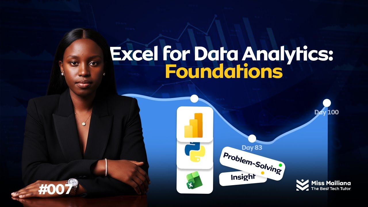 7/100 Days of Data: Excel for Data Analytics — The Basics - YouTube