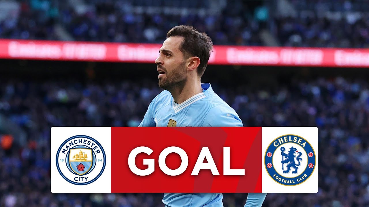 GOAL | Bernardo Silva | Manchester City 1-0 Chelsea | Semi-Final | Emirates FA Cup 2023-24