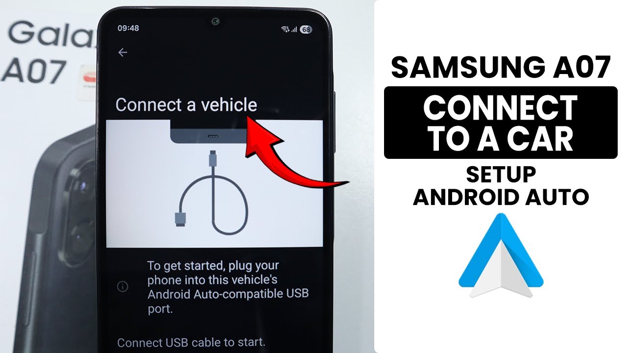 How to Connect Your Samsung A07 to a Car Using Android Auto - YouTube