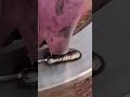 The process of patching holes in stainless steel is very neat and fast. #youtubeshorts #trending