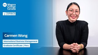 Niagara College – Toronto (NCT) Student Testimonial – Carmen