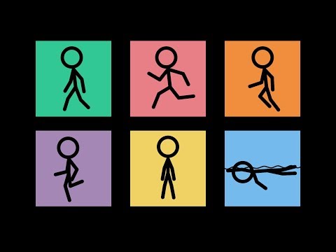 Stickman Verbs 1 - Learn Action Verbs - The Kids' Picture Show (Fun & Educational Learning Video)