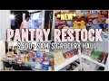 *NEW* HUGE PANTRY RESTOCK &amp; ORGANIZE WITH ME | $400+ SAM&#39;S GROCERY HAUL |  @KarmenKay