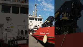 Canadian Coast Guard vessel Ile Saint Ours docked at Morrisburg, Ont. Aug. 20, 2023. #coastguard