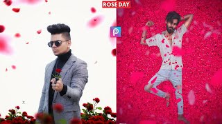 PicsArt Rose Day Photo Editing Tutorial in Picsart Step by Step in - VID EDITZZZZ screenshot 3