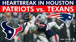 Texans Fan HEARTBROKEN After Playoff Loss To Patriots… Instant Reaction &amp; Box Score