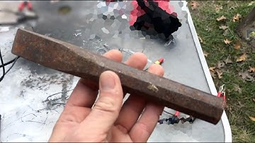 Restoring Old Rusty Stanley Chisel
