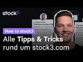 Das maximum aus stock3com holen  how to stock3 webinare