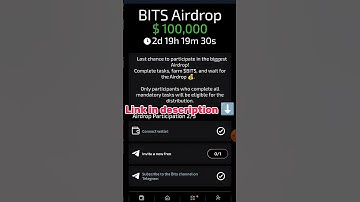 Bits airdrop claim and withdraw | Bits airdrop listing date | Bits airdrop telegram #bitsairdrop