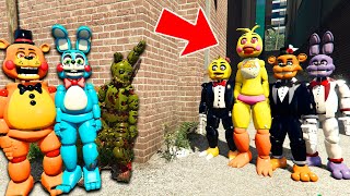 CAN SPRINGTRAP SAVE CHICA FROM THE UNDERTAILERS ANIMATRONS? GTA 5 FNAF MODS