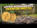 Шурф на лесном фундаменте. Монеты Российской империи.