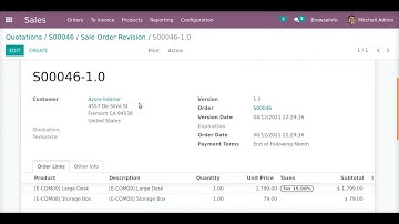 How to manage Different Sale Order Versions | Odoo Apps Features #Saleorder #Version #Odoo16