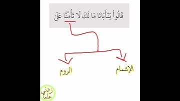 # كيف نقرأ كلمة تأمنّا في سورة يوسف